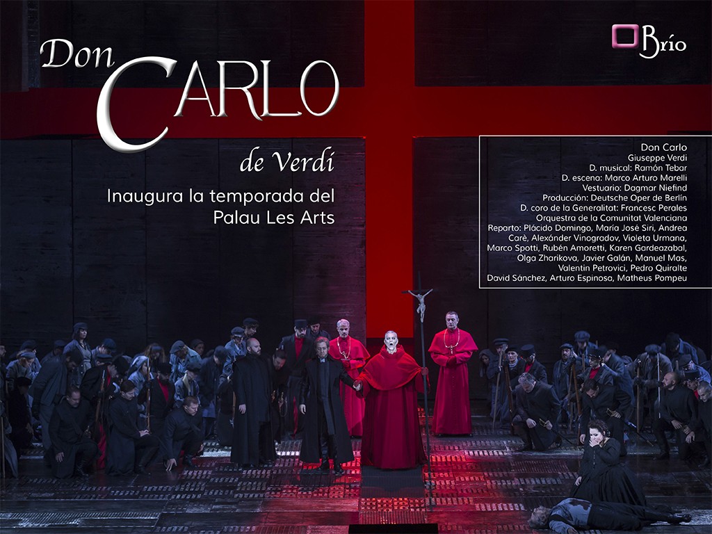 Don Carlo de Verdi inaugura la temporada del Palau Les Arts