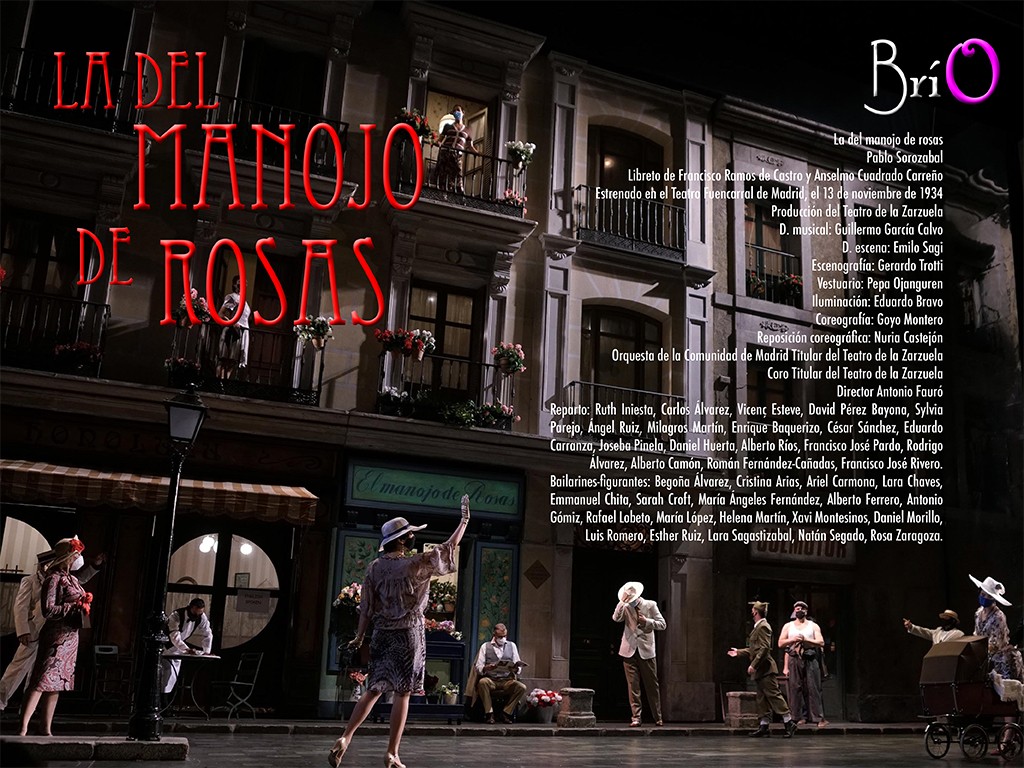 “The one with the bunch of roses”, new success of the Teatro de la Zarzuela