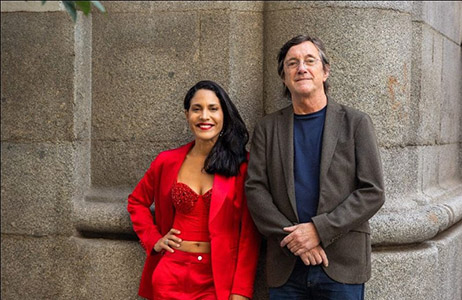 Haydée Milanés y Javier Colina